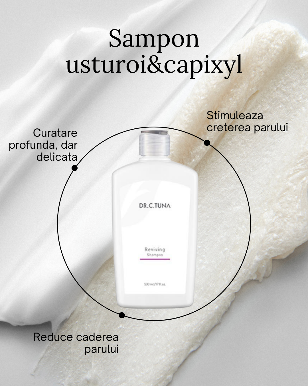 Șampon Regenerant cu Usturoi și Capixyl - Farmasi Reviving