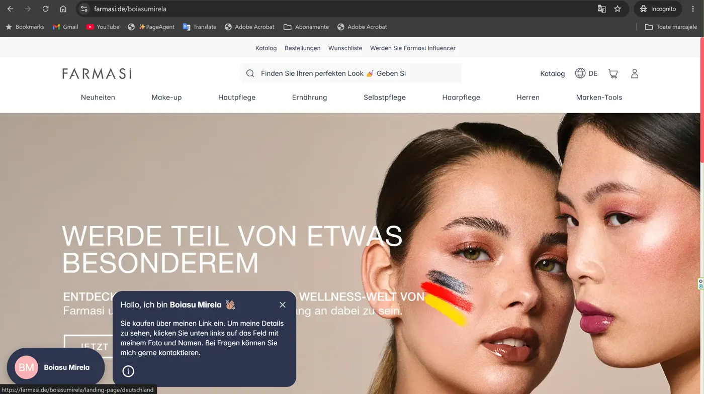 Magazinul tău Farmasi în Germania